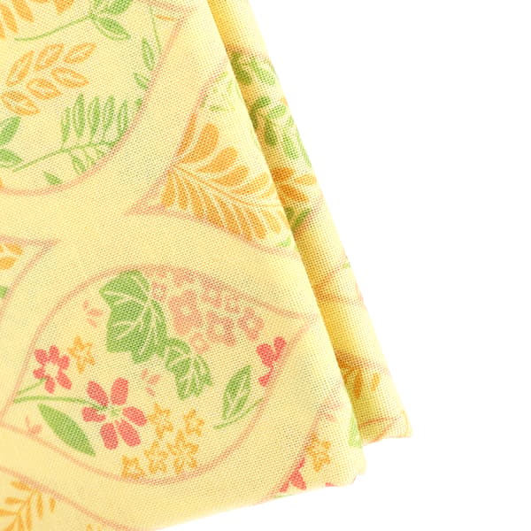 Plante Blomst Bomuldsklud Blomster Patch Work DIY Håndlavede Materialer Sy Tilbehør400312-Stray Path-Gul