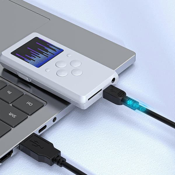 Trapezformad T-form Mini USB Laddningskabel USB Datakabel för Snabb Laddning och Dataöverföring 80cm Lång