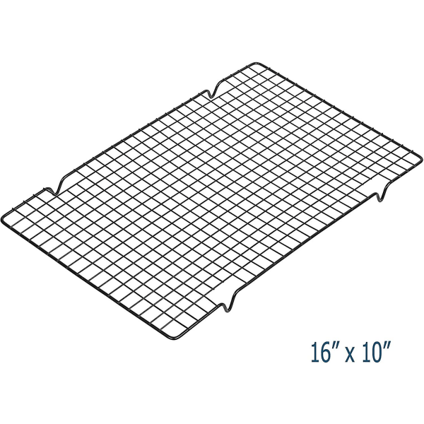 2-pack kraftigt galler för matlagning, kylgaller/bakgaller - Ugns- och grillsäkert kyl- och bakgaller