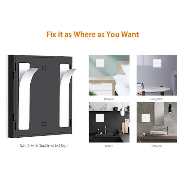 Tuya ZigBee Smart Scene Switch 4-vägs Smart Switch 12 Scene Switch Tryckknappskontroller Stöder Home Assistant