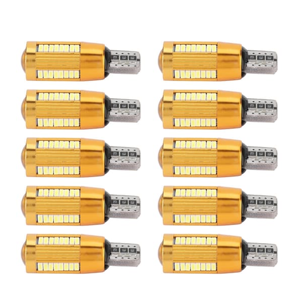 10 stk T10 3014 38SMD LED Bil Dekoding Canbus Pære Feilfri Sidemarkeringslys Skiltlys
