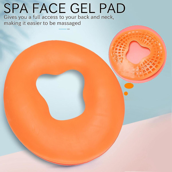 Pehmeä Spa-hierontapäätyyny Silikoninen Kasvojen Tuki Tyyny Kauneus Tyynysarjan Väri