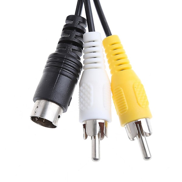 Komposiitti RCA AV -kaapeli, stereokaiutin, audio-video-TV-sovitinkaapelin johto Sega-laitteelle