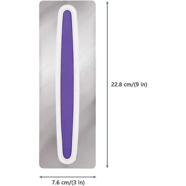 Tårtglasyr Smoother, Rostfritt Stål Tårtglasyr Smoother Skrapa Dekorering Diy Verktyg I