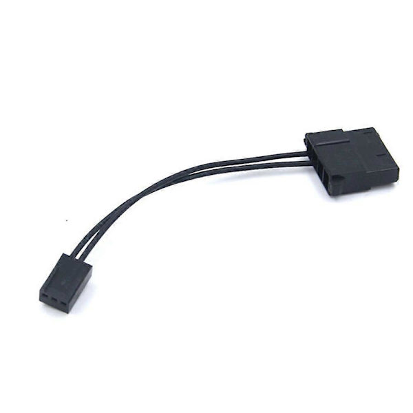 1 stk. IDE til 3-pin blæser strømkabel Molex D stik strøm til 3-pin stik Computer PC køling konverter kabel