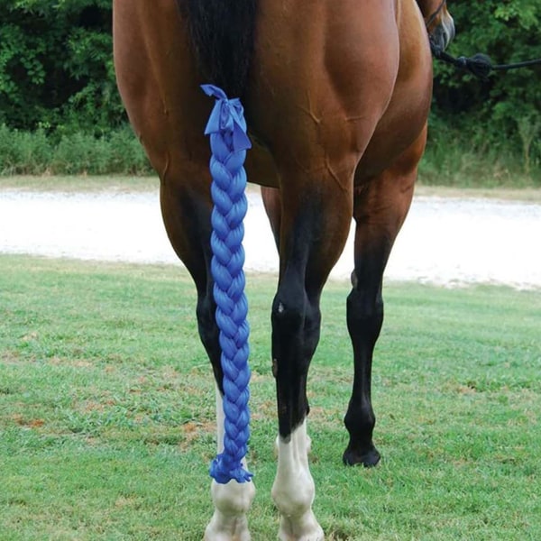 Flett i halepose Flettet halebeskytter Stoppe hester fra skadelige haler