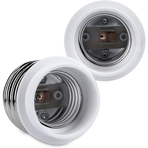 4x Sockeladapter - E40 till E27 Sockelomvandlare - E27 Bas Lampfäste Adapter För Halogen Led Lampa