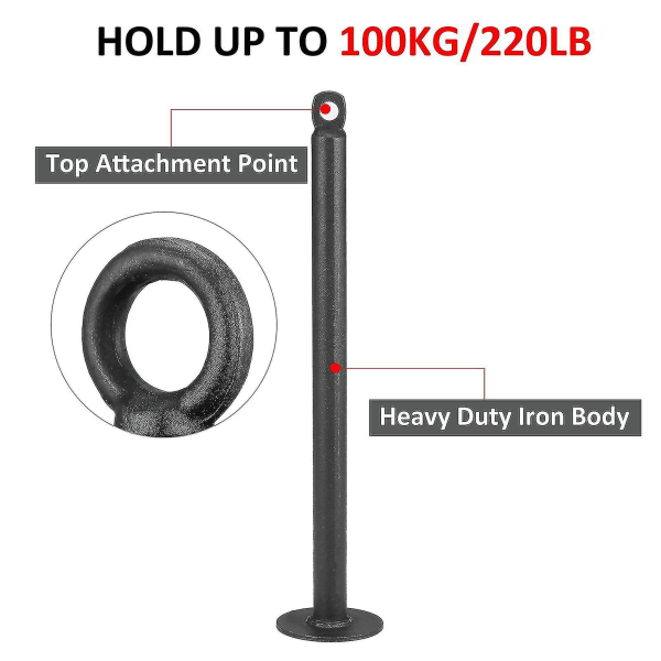 Loading Pin Pulley System Pulldown Pin Pulldown Attachment For Home Garasje Gym Fitness 2,5cm