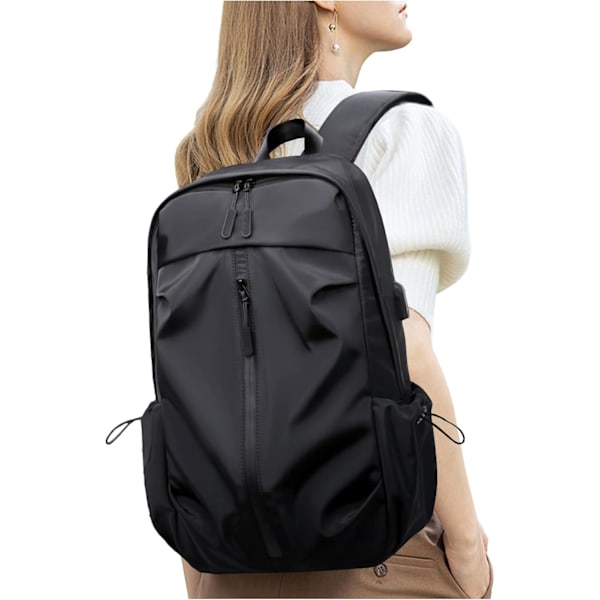 School Backpack Womens, Causal Travel School Bags 14 Inch Laptop Backpack for Teenage Girls Lightweight Rucksack Water Resistant Bookbag Colleg