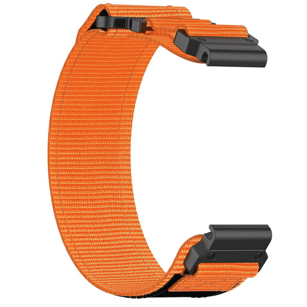 22 mm nylonrem til Garmin Instinct Crossover Solar Orange