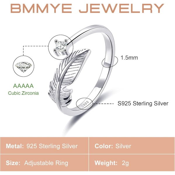 Sølvringer for kvinner, kjærlighetsknute-ringer, justerbare åpne fjærringer, smykkegaver, kryssede ringer for kvinner med cubic zirconia style1
