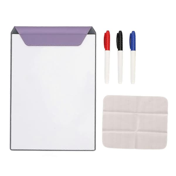 Mini magnetisk whiteboard, multifunktionell bärbar A4-whiteboard för hemmöten, kontor