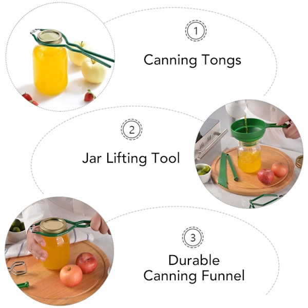 Konserveringssæt til begyndere 7-delt sæt Ball Canning Kit Værktøjer