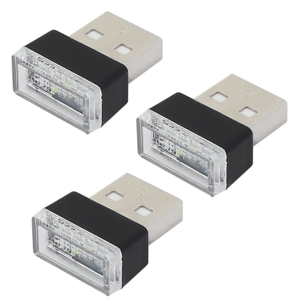 USB bil interiör atmosfär ljus Led mini nattlampa, uppgraderad dekoration led neonljus stil1