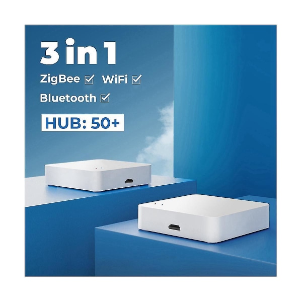Multi-mode Smart Home Gateway Zigbee Bluetooth Mesh Trådløs Hub Bridge App Kontrol Smart Home Til