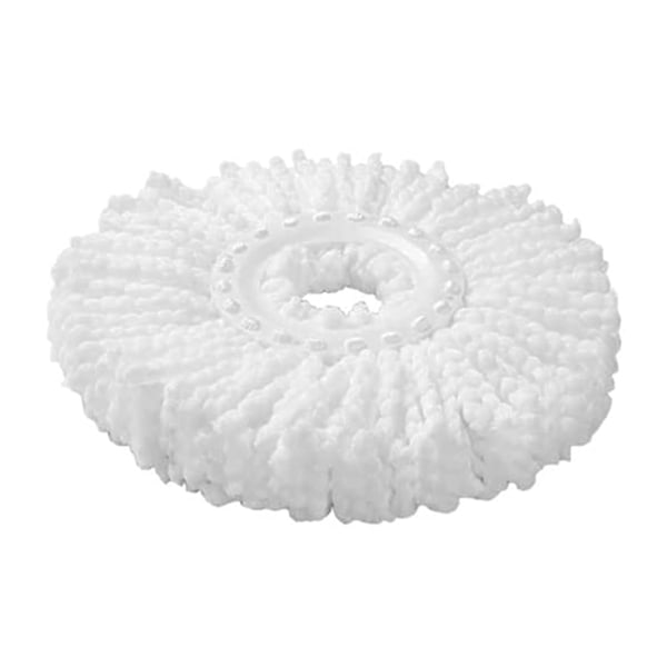 Erstatningshoder for mopp med roterende funksjon - 360° roterende mikrofibermoppefyll - Superabsorberende, universell - For hardtre, fliser, laminat og mer 3-pakning