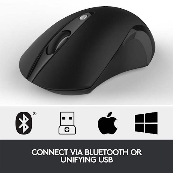 2.4g langaton hiiri, käytettävissä kaikilla pinnoilla, hypernopea vieritys, Mac- ja Windows-tietokoneille ja kannettaville tietokoneille