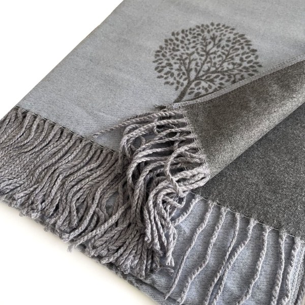 Cashmere Tree Life Blanket -huivi - Käännettävä huivi Naisten Pashmina-huivi, Naisten talvihuivit, Suuri kääre, lämmin huivi, Tree of Life Print Ladies Sca