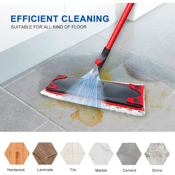 3-PACK Mopppåfyllning för Vileda 1-2 Spray, Mikrofibermopp Påfyllningshuvud Ersättningsplattor för Vileda 1-2 Spraymopp/Ultramax/UltraMax Plus/Easywring U White