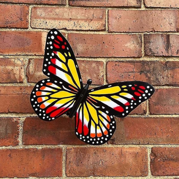 Hengende Ornament Delikat Realistisk Akryl 3d Art Vivid Butterflies Vegganheng For Hjem