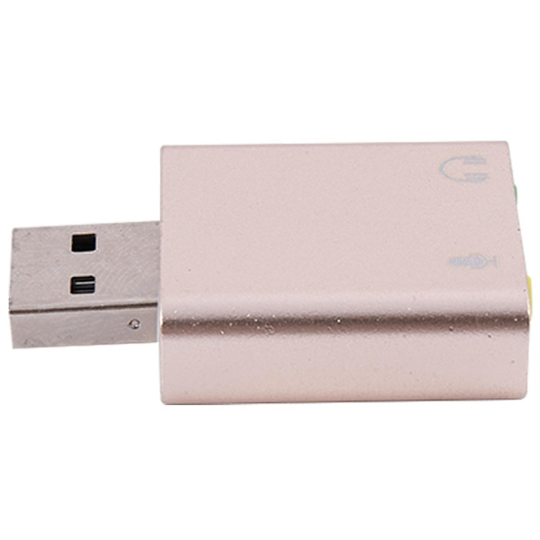 USB Lydkort 7.1 Ekstern USB til 3,5 mm PH-adapter O Mic Lyd for PC