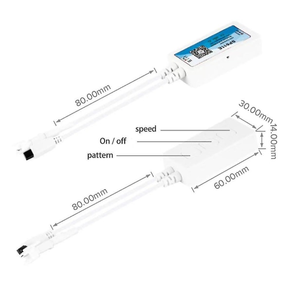 RGB Musik Tand Sp611e För Ws2812b Sk6812 Ws2811 Adabd RGB Tap