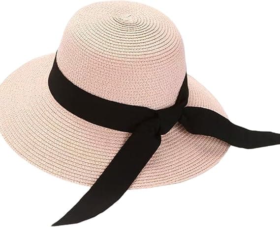 Hat - Dame Solhat - UV UPF 80+ - Sammenfoldelig Rejse Skygge - Sommer - UV Hat - Råhvid
