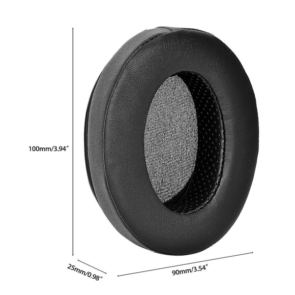 2x erstatningspute øreputer for Hs35 Hs40 Hs50 Hs60 Hs70 Pro minneskum