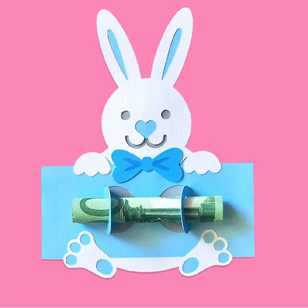 Påskkanin Metallstansar Scrapbooking Schablon Stansar Kort Prägling