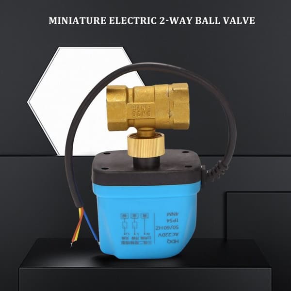 2-vejs zoneventil To-motor elektrisk kugleventil omskifterkugleventil 220V DN20 (G3/4 tomme) Reverserende