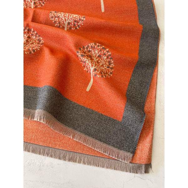 K Cashmere Tree Life Pläd-Sjal - Vändbar Sjal Kvinnor Pashmina Sjal, Vinter Sjal Kvinnor, Stor Wrap, Varm Sjal, Livets Träd Tryck Dam Sjal