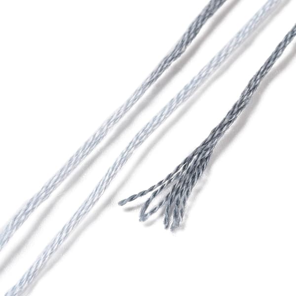 Nr. 53, 10 tråder, ringblomstmønster, 0,5 mm, 6-tråds polyesterbroderitråd, 8,75 yards.