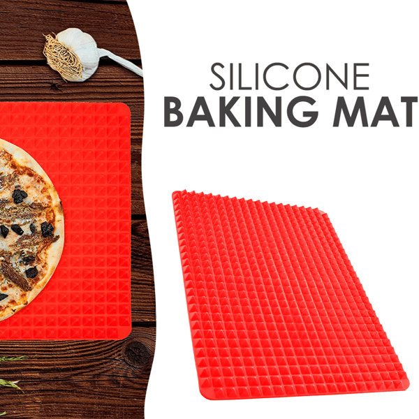 Non-stick silikonebageunderlag med pyramidestruktur (1-pak) — Ovnfast
