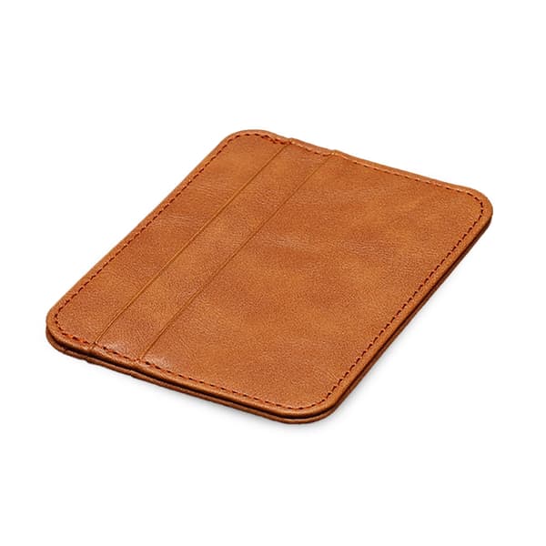 Slank og handy kortholder med 5 rum - Flere farver Sort Sort Svart black
