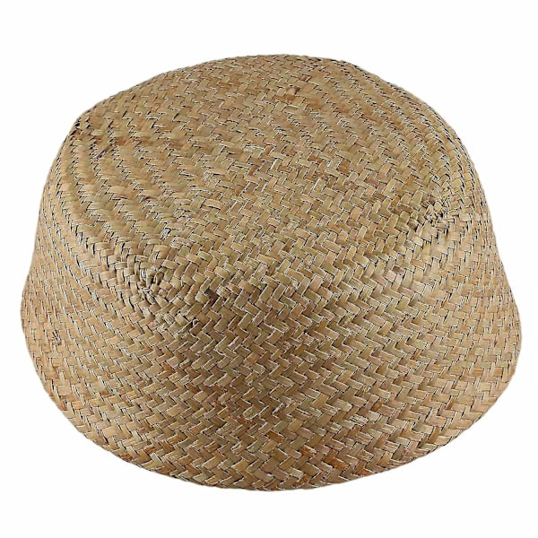 Sjögräsflätad Korg Rattan Vikbar Hängande Blomkruka Planterad Vävd Smutstvättkorg St