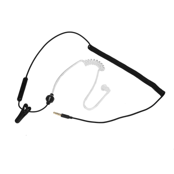 Single Side Earph In-ear Mono Earbud Phs eristävät nappikuulokkeet mikrofonilla C