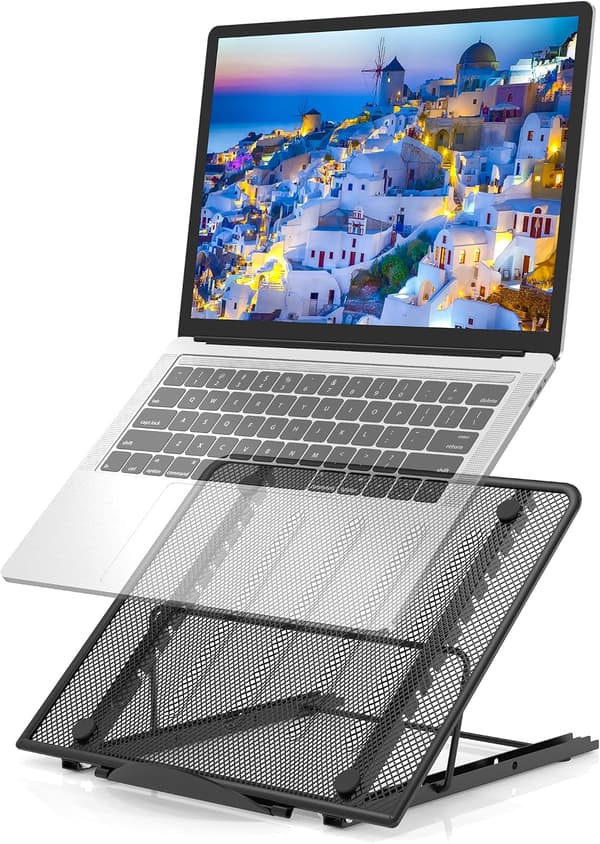 Laptopstativ, 24,2*19*19,8 cm Ventilert laptopstativ, Laptopstativ