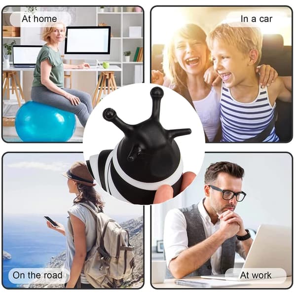 Hvid/Sort Snegle Aflastningslegetøj White/Black