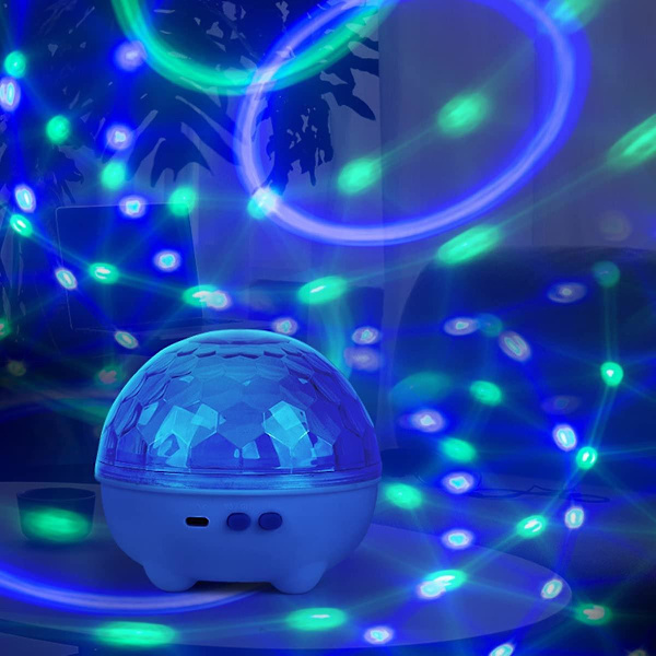1 stk Stjerne Nattelys Projektor Galakse Projektor Nattelys Gjenbrukbar Barn Nattelys USB Lading/batteridrevet Rom Dekor Lampe Bærbar LED Sengelampe