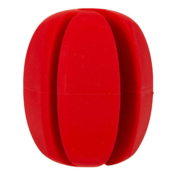 Fiskespöfäste, Fiskespöhållare, Clip, Fäste, Gummiband, Äggformad Binder för Utomhusfiske (1 st, Röd)