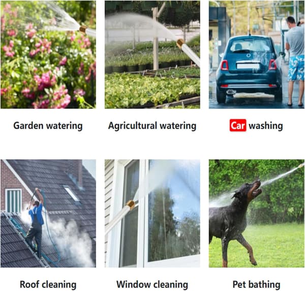 Hydro Jet Power Washer Wand, Trädgårdsslangmunstycke Högtryckstvätt med 3 högtrycksmunstycken, Högtrycksvattenslangfäste