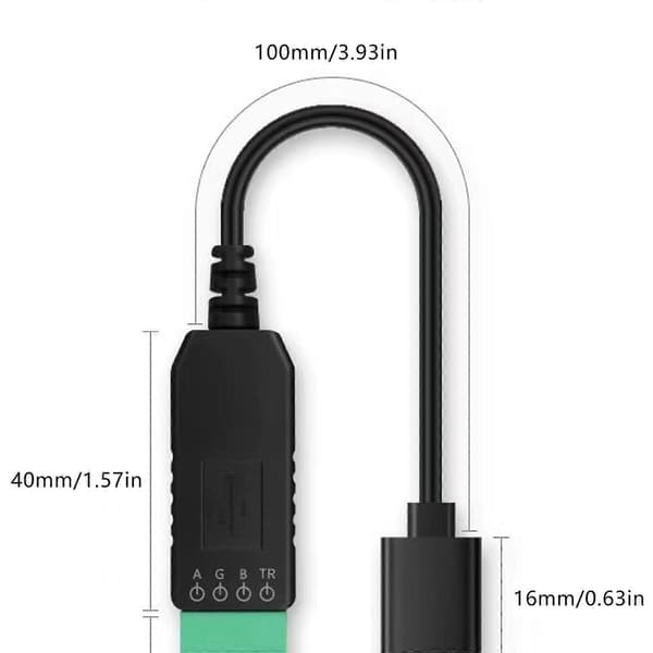 Kompakt RS485 Seriell til USB-konvertermodul Plugg og spill-design for stabil dataoverføring i automasjonssystemer