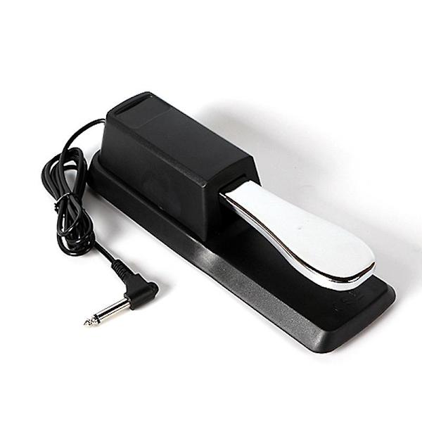 1 stk Universell Sustain Pedal med Piano-lignende Handling, Den Perfekte Tilbehør for Midi-tastaturer, Digitale Pianoer, Elektroniske Tastaturer og Mer