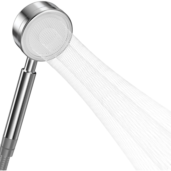 304 ruostumattomasta teräksestä valmistettu korkeapaineinen suihkupää, vettä säästävä kylpyhuoneen suihkupää Helppo asennus – vyötärön muotoinen suihkutusmenetelmä