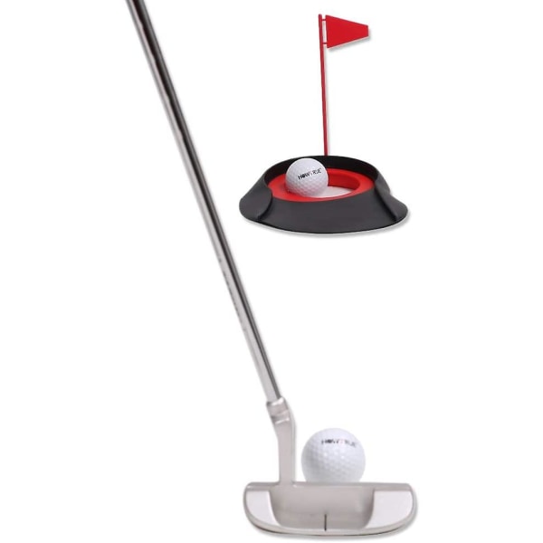 Golf Putting Cup til Øvelse - Justerbar Golf Putting Cup - Golf Putting Green Hul Flag - Øvelses- og Træningsværktøj