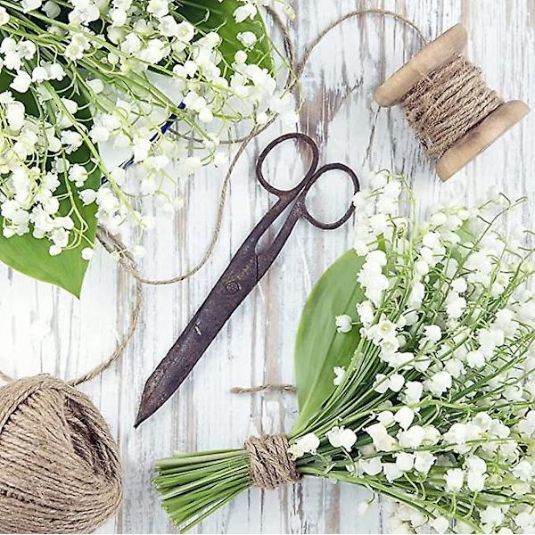 1 Rulle La Cordeline Garn Naturlig Jute 0,5 mm 200 m För Trädgård, DIY, Manuella Aktiviteter