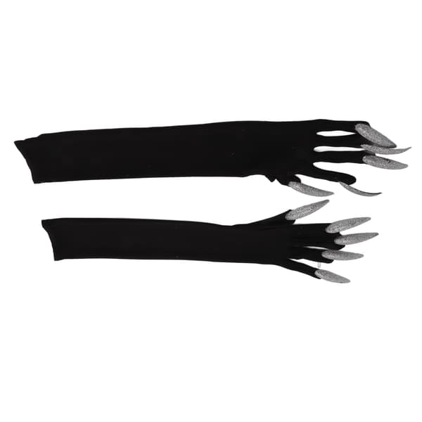 Halloweenhandsker lavet af polyester, åndbare, holdbare, vaskbare, kostumetilbehør til fest