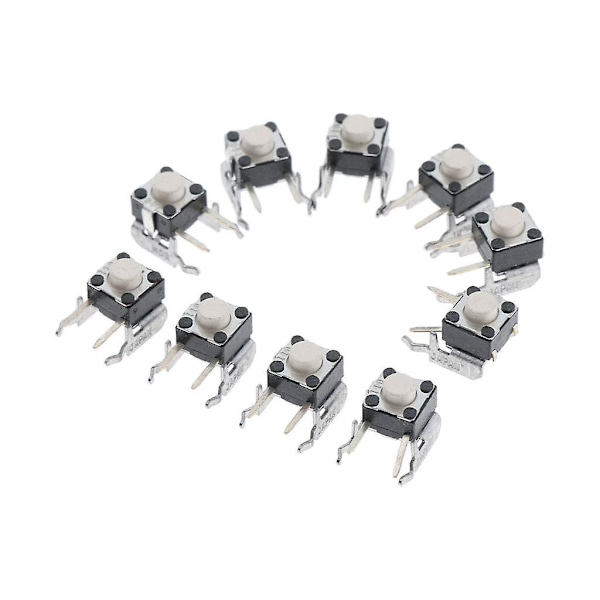 10-pack LB RB Taktila Switch Bumper-knappar för 360 One-kontroll Vita
