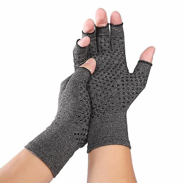 Artrithandske / Handskar för artrit (medium) - Grå Grå