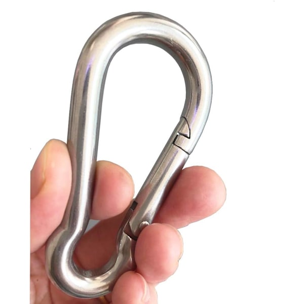 Trægynge Stropper, 1 stk. 25 cm / 9,8 tommer Trægynge Ophængningssæt Heavy Duty Ophængningsstropper Holder 220 lbs med Karabinhage Perfekt til Trægynge Hav 1pack 25cm Straps With Carabiner